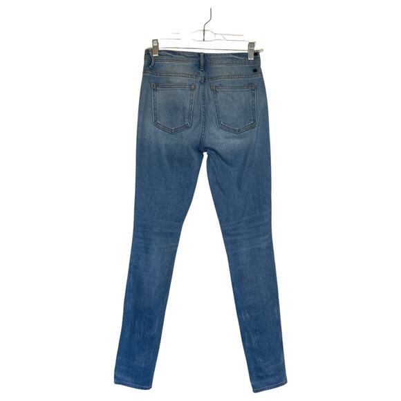 DENIM X Alexander Wang 001 Skinny Jeans Light Denim Fade Size 24 Classic - Picture 3 of 10